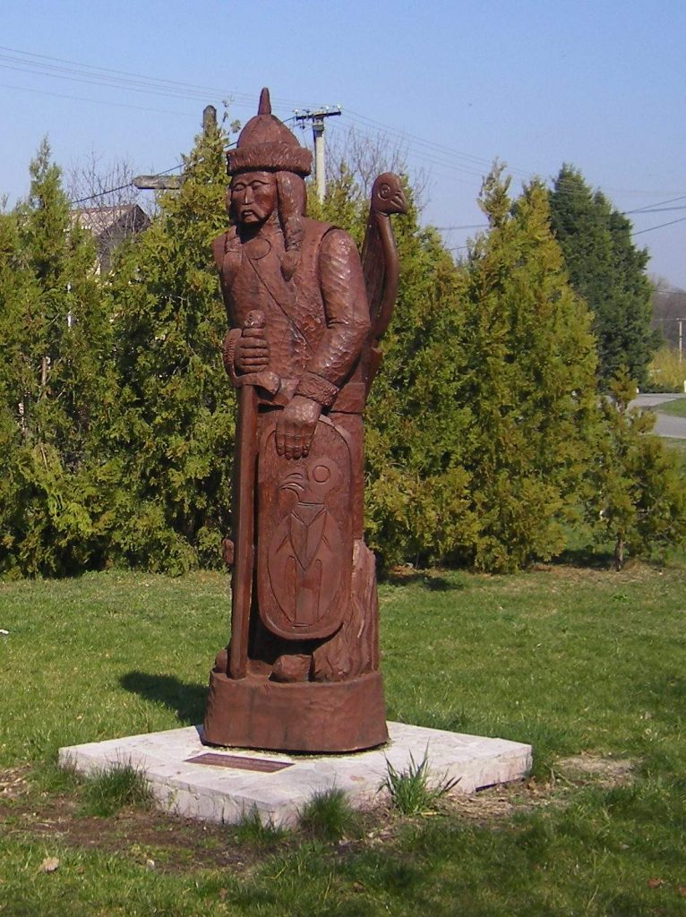 Attila király szobra