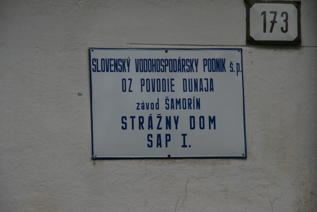 Szlovák vízügy épülete