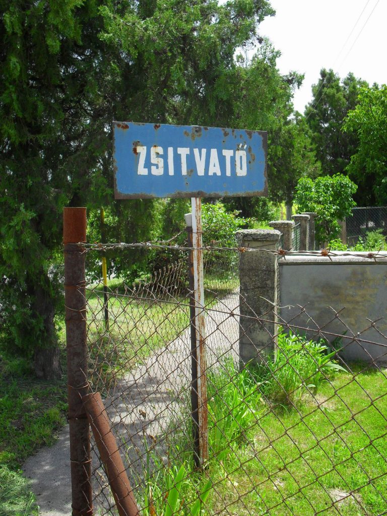 Zsitvatő-településtábla