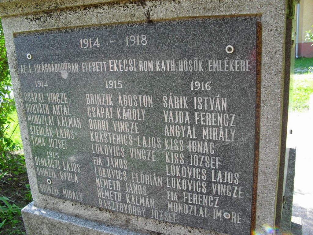 Világháborús emlékmű
