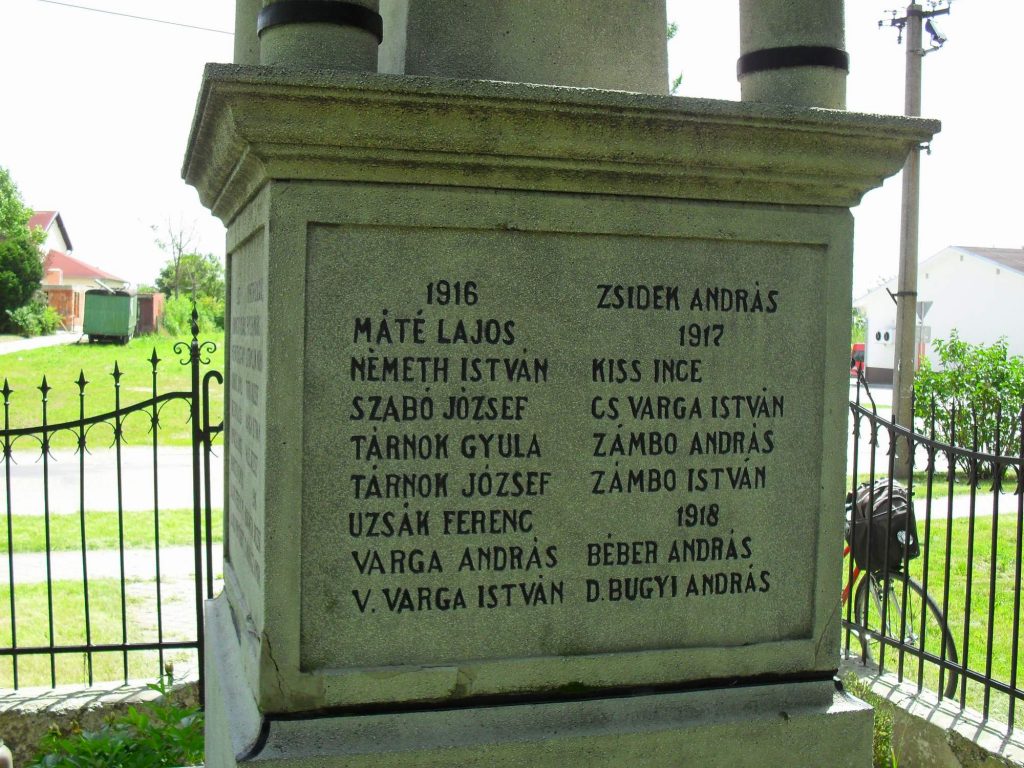 Első világháborús emlékmű