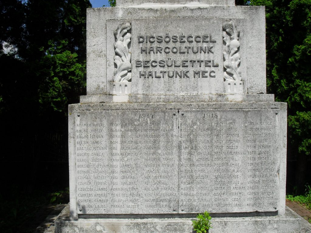Első világháborús emlékmű