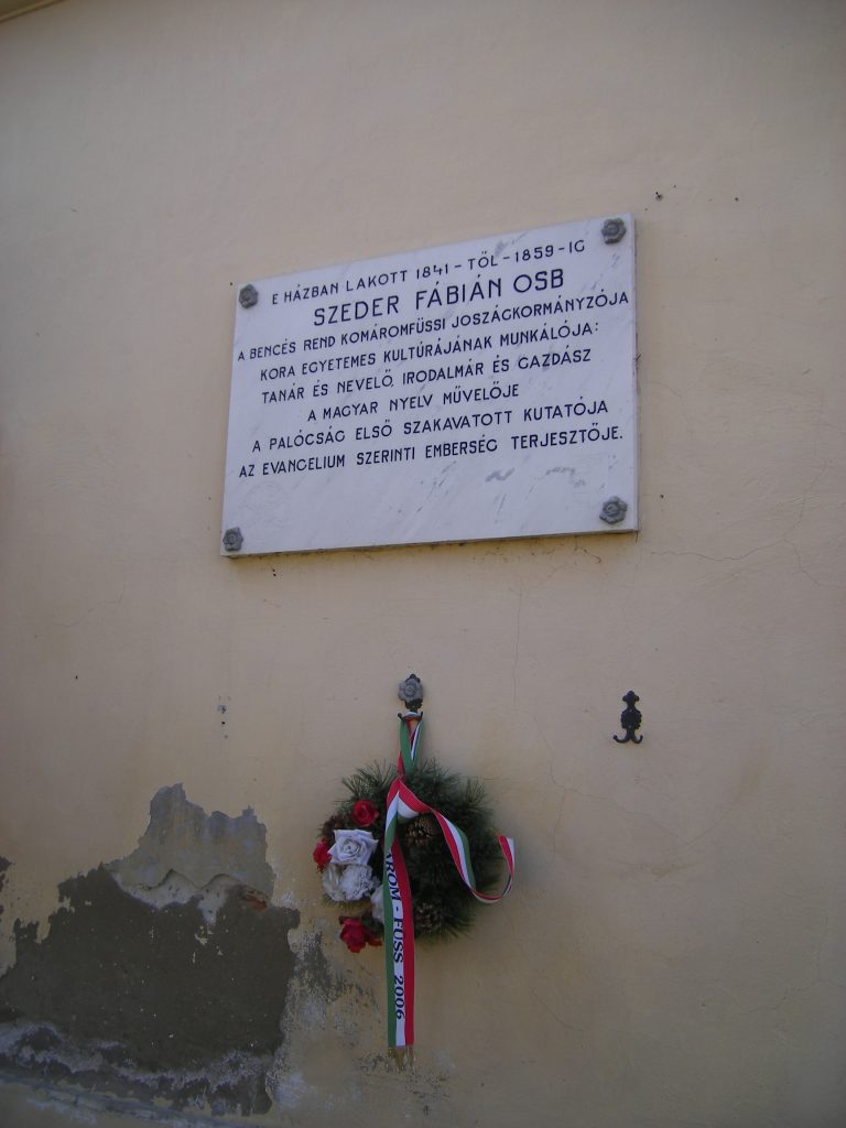 Szeder Fábián-emléktábla