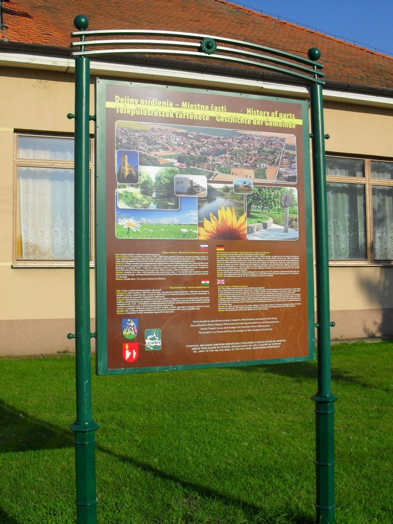 Információs tábla (településrészek)