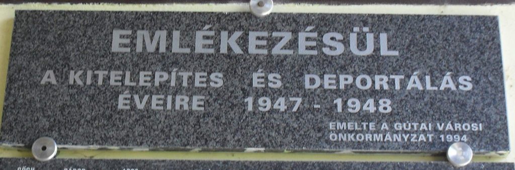 Kitelepítettek névsora
