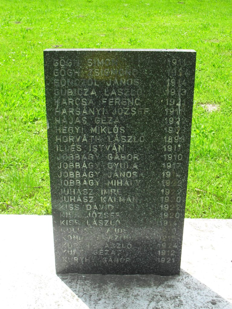 Második világháborús emlékmű