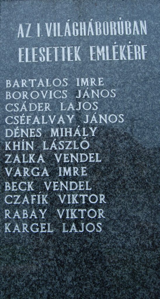 Világháborús emlékmű