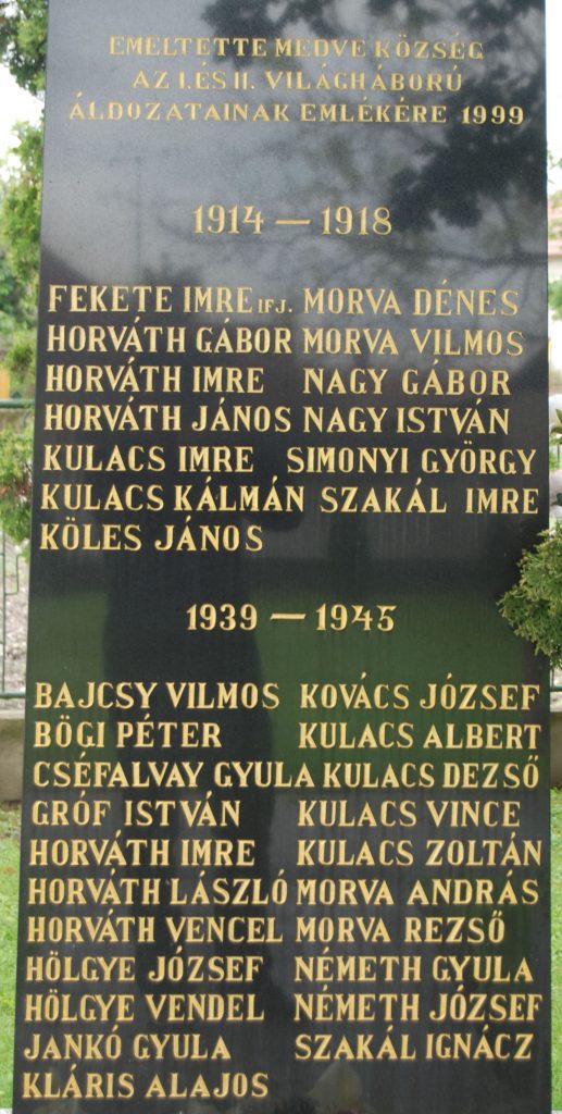 Világháborús emlékmű