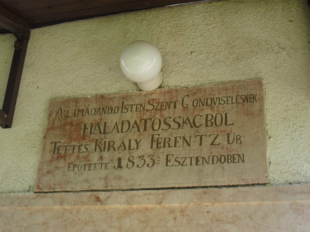 Katolikus templom (emléktábla)