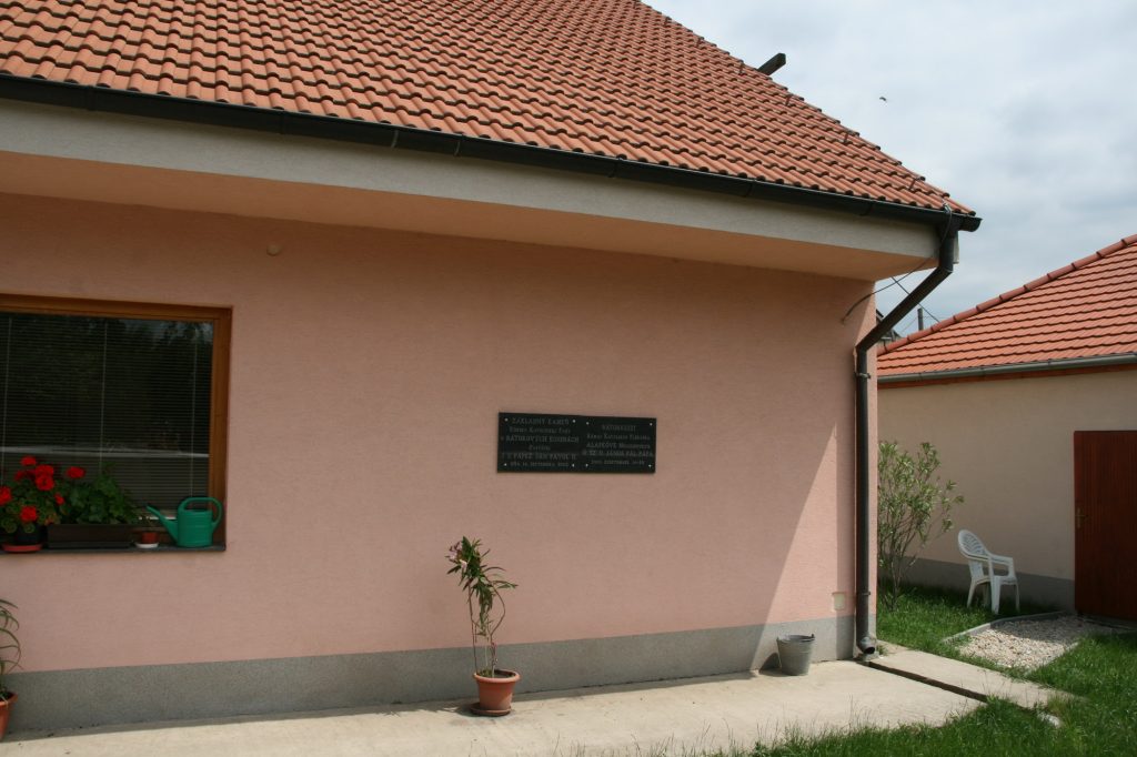 Római katolikus plébánia alapköve