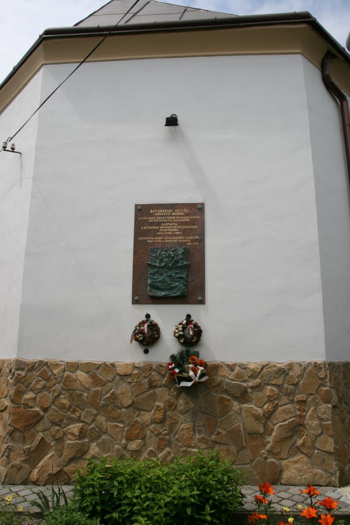 Bátorkeszi István emléktábla