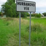 Vík – placename sign