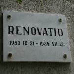 Restoration memorial plaque