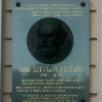 Istvan Szechenyi memorial plaque