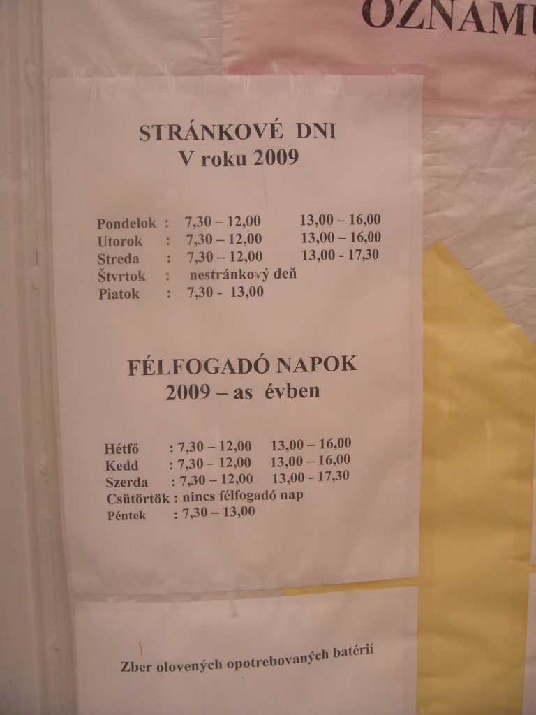 Községi hivatal