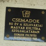 Csemadok-memorial plaque