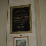 Catholic church – Memorial plaque