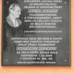 Plaque commemorating the construction of the gym