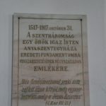 Reformed Church memorial plaque