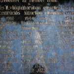 Elmékmű az I., a II. Világháborúk és a koncentrációs táborokban elhunytak áldozatainak