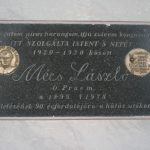 Laszlo Mecs memorial plaque