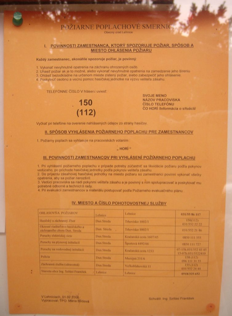 Községi hivatal – kiírások