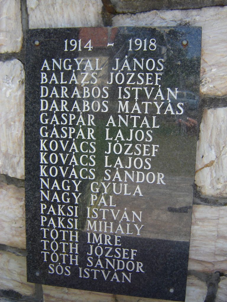 Világháborús emlékmű