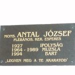 Antal József-emléktábla