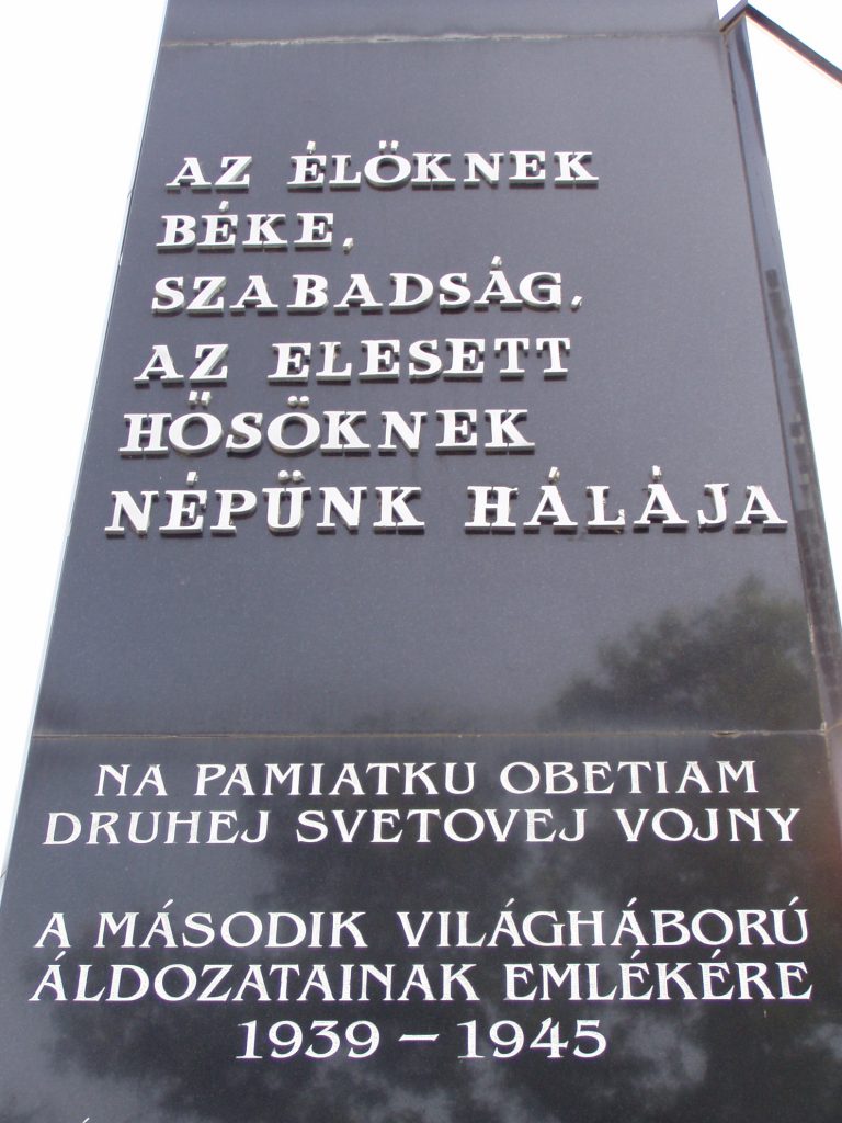 Második világháborús emlékmű
