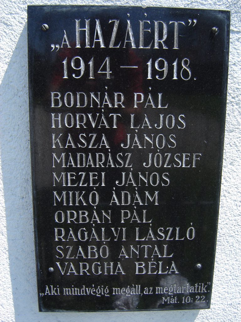 Világháborús emlékmű