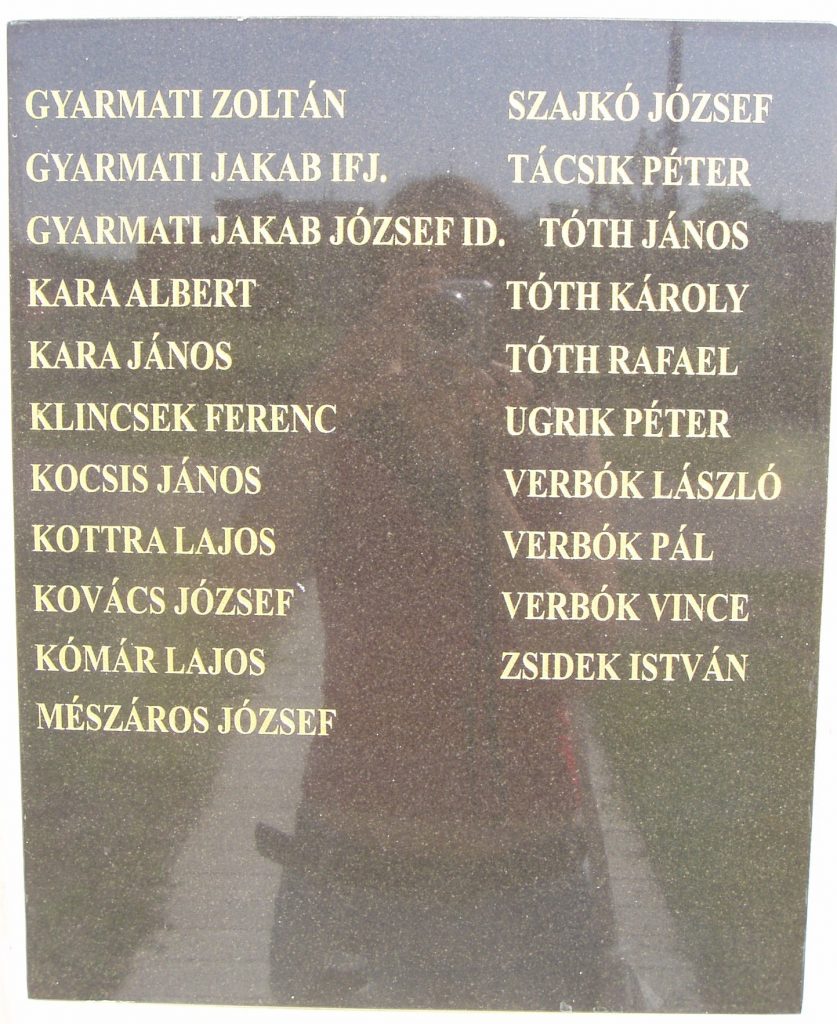 Világháborús emlékmű