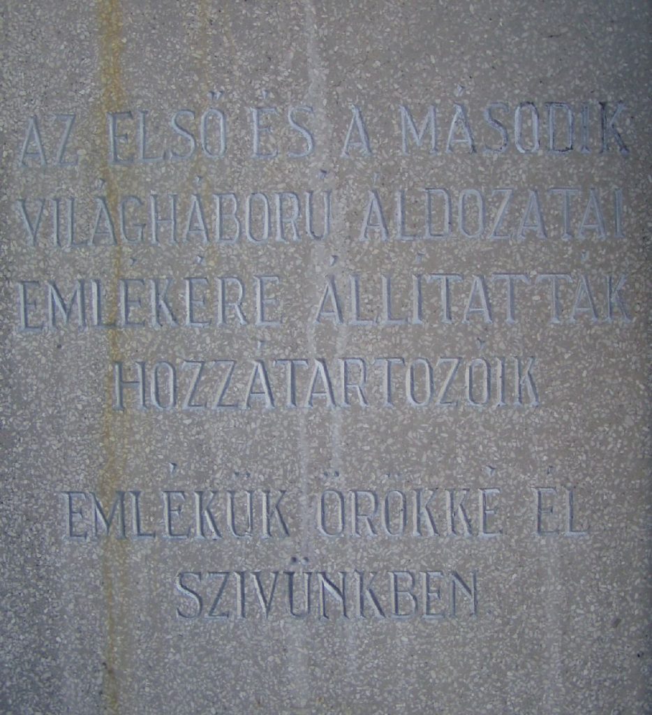 Világháborús emlékmű