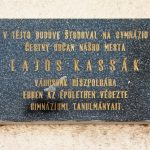 Lajos Kassak memorial plaque