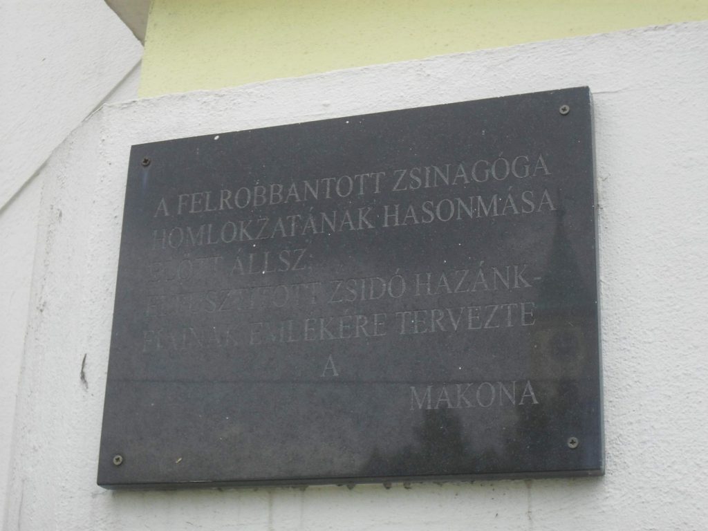 Zsinagóga-emléktábla