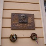 Gyula Alapy memorial plaque