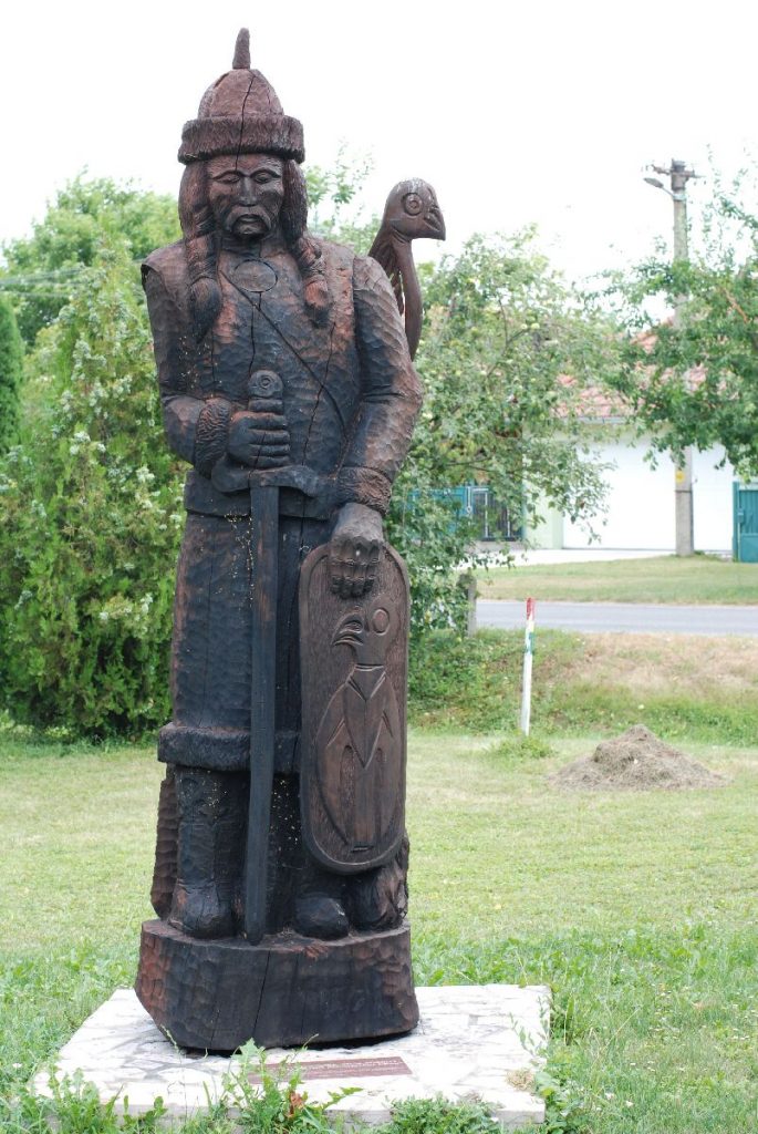 Attila király szobra