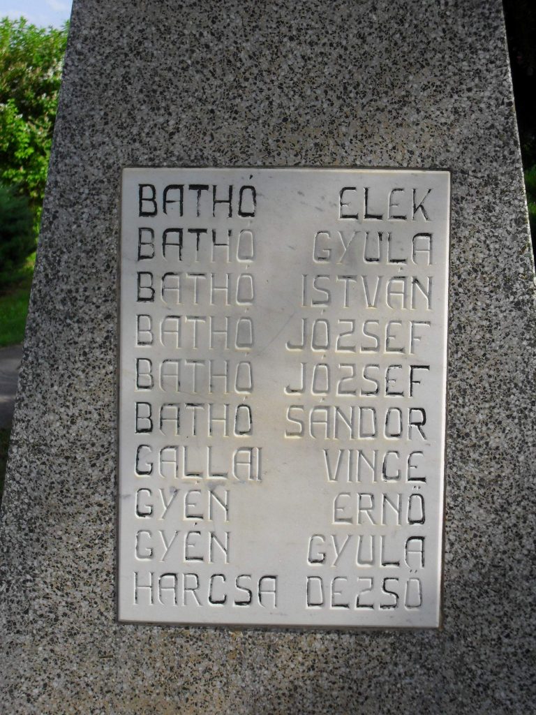 Második világháborús emlékmű (református)